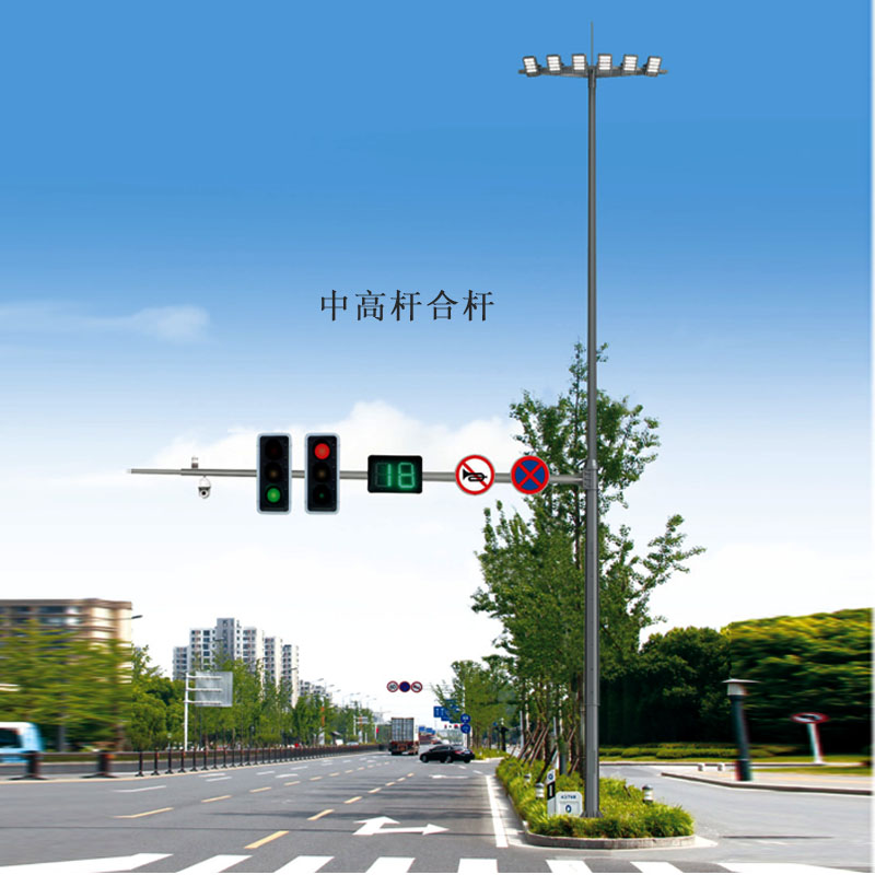 交通指示標牌桿01